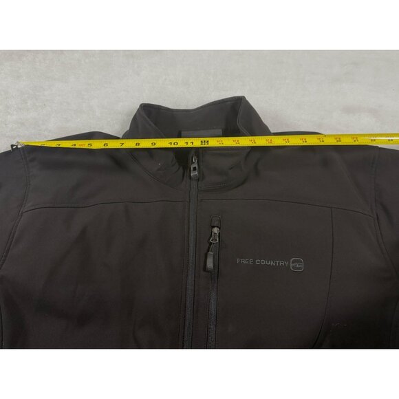 Free Country Men’s Black Softshell Jacket – Size 3XL Warm Winter Outerwear - Picture 12 of 15